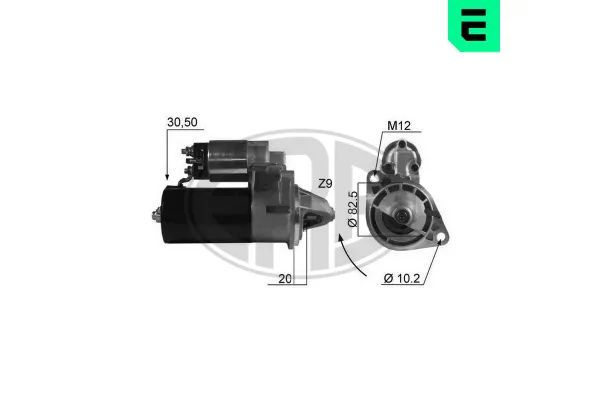 Marş Dinamosu  Saab 9-5 Combi (1999->2001)  ERA 220434A