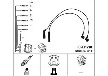 Buji Kablosu  PARTS-MALL PEF-026  9091922272 90919-22272