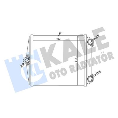 Kalorifer Radyatörü  Mercedes E -Serisi Sedan (BM 124)(10.1992->)  WENDERPARTS MA0028356301