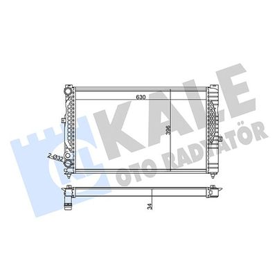 Su Radyatörü  Hyundai Accent Era (MC)(2006->)  KALE 367500