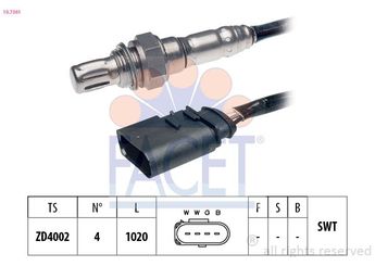 Oksijen (Lambda) Sensörü  FACET 10.7361  32906265C 032 906 265 C 32906265D 032 906 265 D