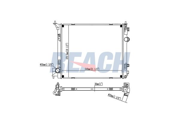 Su Radyatörü  RADISEN RR 637664