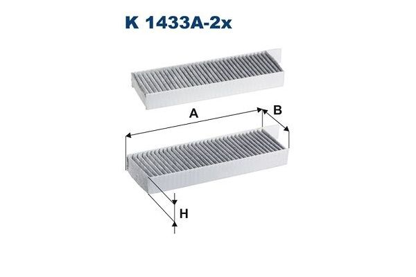Polen Filtresi  FILTRON K 1433A-2x
