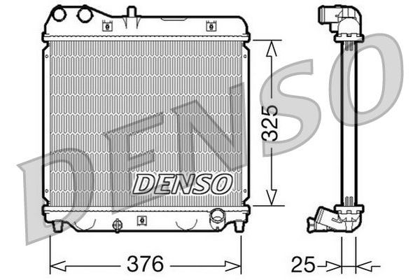 Su Radyatörü  DENSO DRM40015