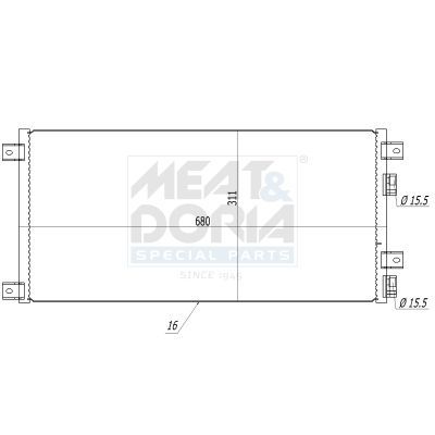 Klima Radyatörü  NRF 35643
