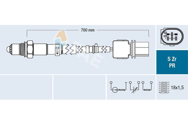 Oksijen (Lambda) Sensörü  FAE 75130