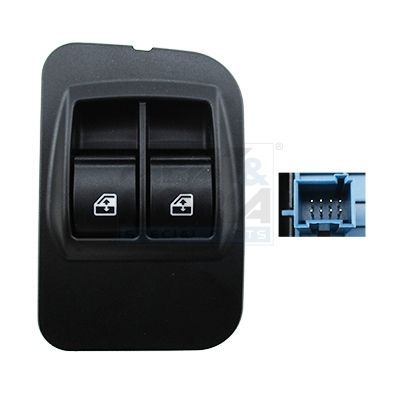 Cam Açma Düğmesi Ön Sağ veya Sol Citroen Nemo (03.2008->)  BITAPART BPE387001