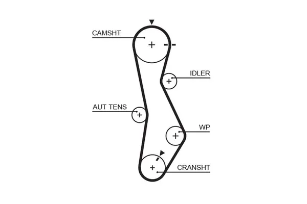 Triger Kayışı  Kia Carens (UN)(2007->)  GATES 5579XS