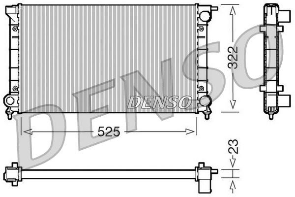 Su Radyatörü  DENSO DRM32024
