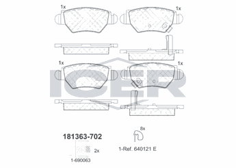 Fren Disk Balata Arka AYD 60559B  9195685 1605037 16 05 037 1605093 16 05 093 1605105 16 05 105 542309 5 42 309 9195147 9 195 147 8660004468 86 60 004 468 8671016664 86 71 016 664 91 956 85 9196457 91 964 57 9198598 91 985 98