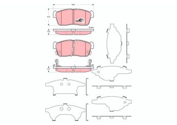 Fren Disk Balata Ön TRW GDB3359  449197217 4491B1010 4465B1380000 04465-B1380-000 449197217000 04491-97217-000 4465B1380 04465-B1380 49197217 00491-97217 4465B1020000 04465-B1020-000 4465B1020 04465-B1020 4465B1090 04465-B1090 4465B2020000 04465-B2020-000 449197216 04491-97216 04491-97217 4465B1040000 04465-B1040-000 49197217000 00491-97217-000 4465B2020 04465-B2020 4465B1100 04465-B1100 4491B1010000 04491-B1010-000 4491B1100 04491-B1100 449197216000 04491-97216-000 4465B1040 04465-B1040 55810M68K00 04465B1020 55810M68K00000