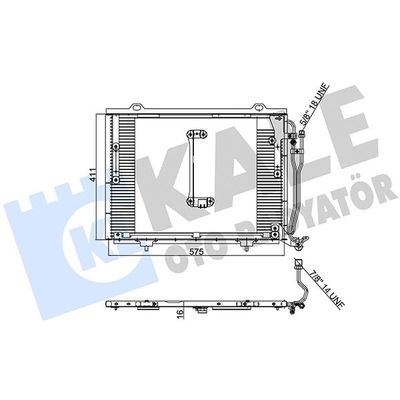 Klima Radyatörü  KALE 392500
