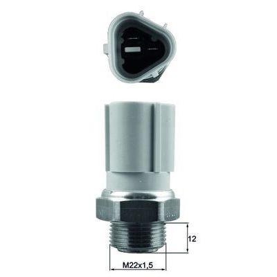 Fan Müşürü  Volkswagen Golf IV Variant (1J5)(05.1999->2006)  MAHLE TSW 57