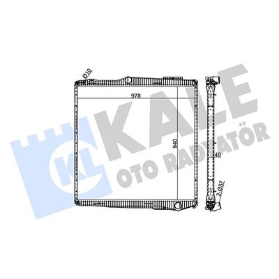 Su Radyatörü  KALE 351405