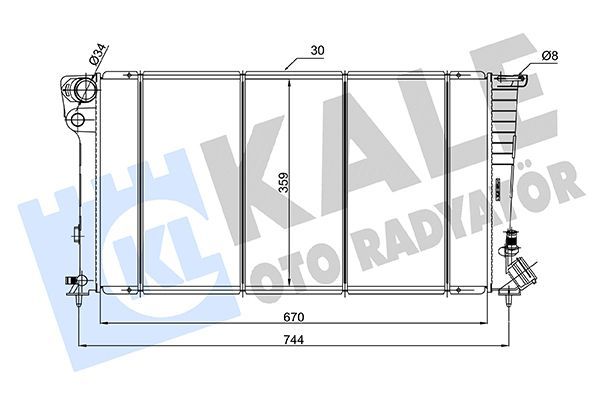 Su Radyatörü  KALE 0403032PA