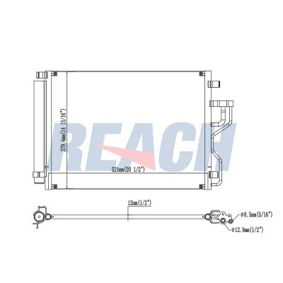 Klima Radyatörü  Kia Sportage (SL)(2010->)  MAHER 18981