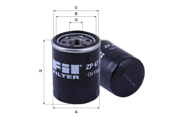 Yağ Filtresi  Nissan Micra (K11)(08.1992->)  FIL FILTRE ZP 47 C