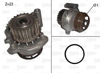 Devirdaim Su Pompası  VALEO 506876  6F121011 6F121011V 6A121011R 06A121011R 06F121011 06F121011V 6F121011X 06F121011X