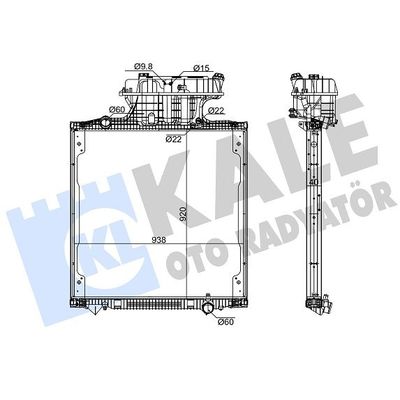 Su Radyatörü  KALE 363625
