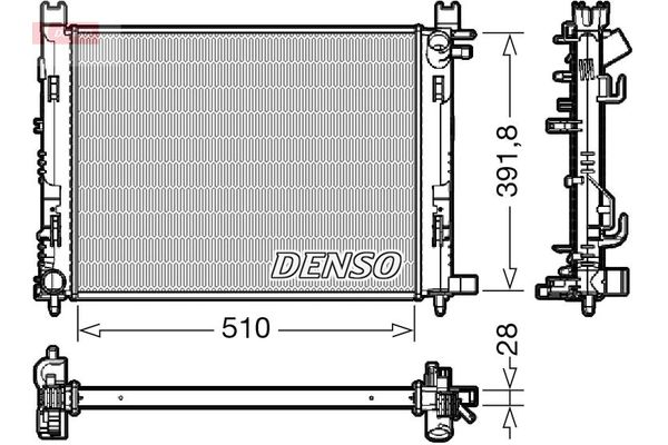 Su Radyatörü  DENSO DRM23109