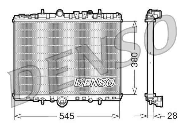 Su Radyatörü  DENSO DRM07056