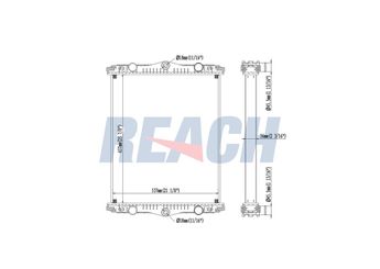 Su Radyatörü  RADISEN RR 61443  1403177 1403753 1407722R 1405176 1403177R 1405176R 1405722 1407722 1719140 2166161