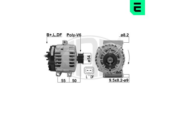 Alternatör  Chevrolet Trax (2013->)  ERA 209012A