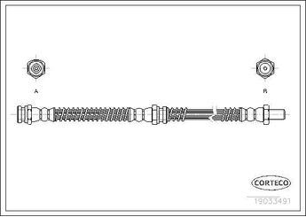 Fren Hortumu Ön Sağ veya Sol CAVO C900 704A  4871005020