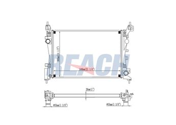 Su Radyatörü  WENDERPARTS MA2465001203  51864284 55700447