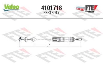Debriyaj Teli  VALEO 4101718  2150E9 2150H1 2150-E9 2150-H1
