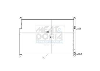 Klima Radyatörü  MGA 82526  9531064J01 9531064J00