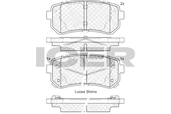 Fren Disk Balata Arka Kia Cerato Coupe (TD)(2011->)  OTOZONE FDA8013-R