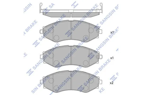 Fren Disk Balata Ön Chevrolet Evanda (2005->)  SANGSIN SP1103