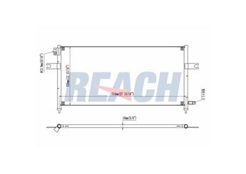 Klima Radyatörü  BOSCH 1 986 AD2 055  921103S200 921103S401 92110VJ200 92110VK600 92110VK610 92110-3S401 92110-VJ200 92110-VK600 92110-VK610