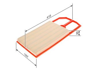 Hava Filtresi  BOSCH 1 457 433 716  36129620F 036129620F 36129611AA 036 129 611 AA 36129611AB 036 129 611 AB 36129611AH 036 129 611 AH 36129611AJ 036 129 611 AJ 36129611AN 036 129 611 AN 36129611AR 036 129 611 AR 36129620C 036 129 620 C 036 129 620 F 32129620C 032 129 620 C