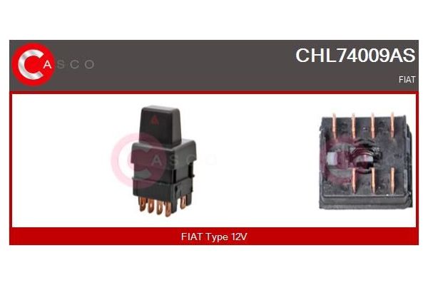 Dörtlü Flaşör Düğmesi  Fiat Uno (146)(11.1989->)  GUA GUA41424
