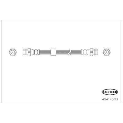 Fren Hortumu Arka Sağ veya Sol Volkswagen Jetta VI (163)(09.2014->)  MAHER 28596