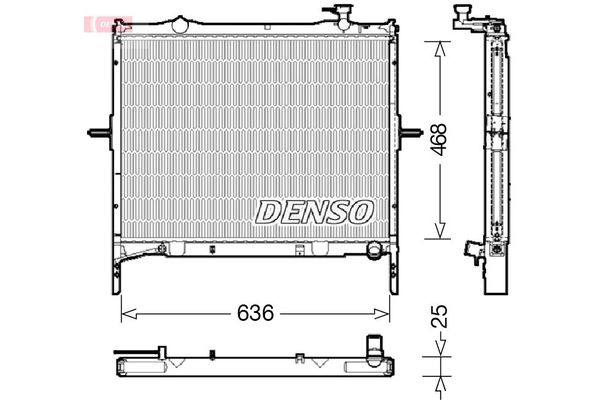 Su Radyatörü  DENSO DRM43001