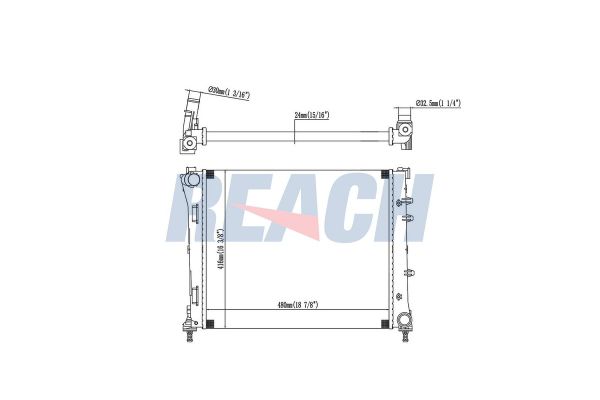 Su Radyatörü  Ford Ka (CCU)(2008->)  MGA 80605