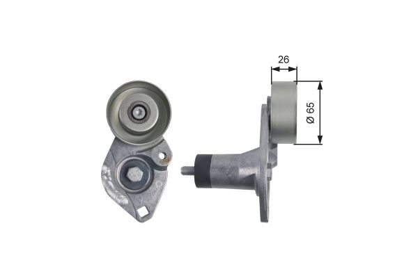 Vantilatör Kayış Gergi Rulmanı  Peugeot 605 (08.1989->)  GATES T39152