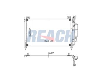 Klima Radyatörü  KRAFTVOLL 08060173  DF7161480C DF7161480A DF71-61-480 A DF7161480B DF71-61-480 B DF7161480 DFY16148Z DFY1-61-48Z DFY16148ZA