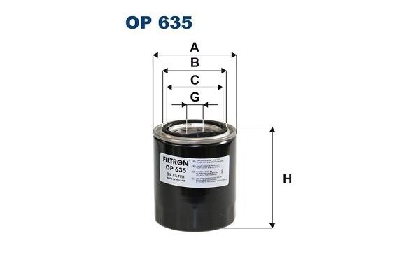 Yağ Filtresi  FILTRON OP 635