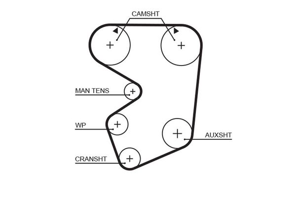 Triger Kayışı  GATES 5013