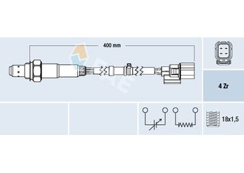 Oksijen (Lambda) Sensörü  FAE 77698  36532RSPE01 36532-RSP-E01 36532RSPE010M2 36532-RSP-E010-M2