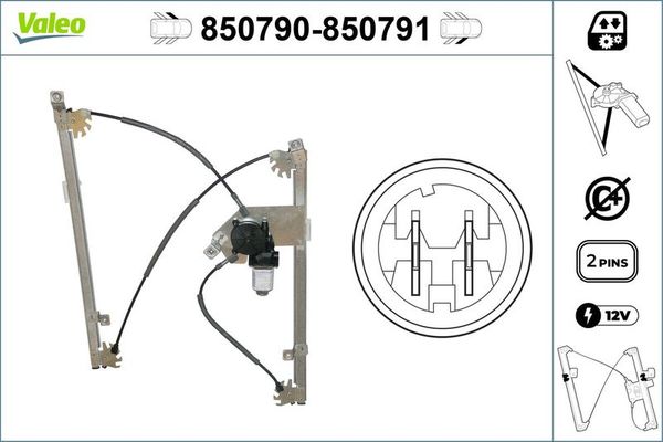 Cam Krikosu Ön Sol VALEO 850790