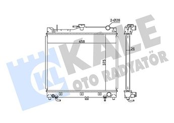 Su Radyatörü  KALE 365700  214106419R 1770080A10 17700-80A10 1770081A11 17700-81A11