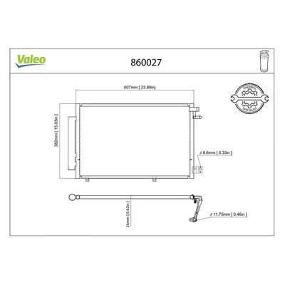 Klima Radyatörü  Ford Fiesta (CB1)(2008->)  VALEO 860027