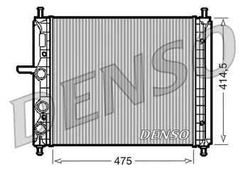 Su Radyatörü  DENSO DRM09034  DRM09034 46809639