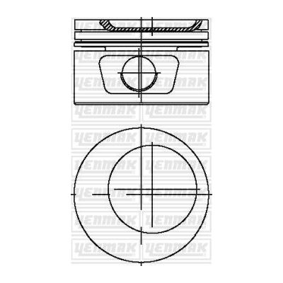 Piston (95.00MM-STD)  YENMAK 31-04209-100