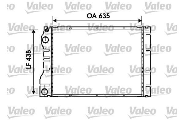 Su Radyatörü  Renault Avantime (07.2001->)  VALEO 734828